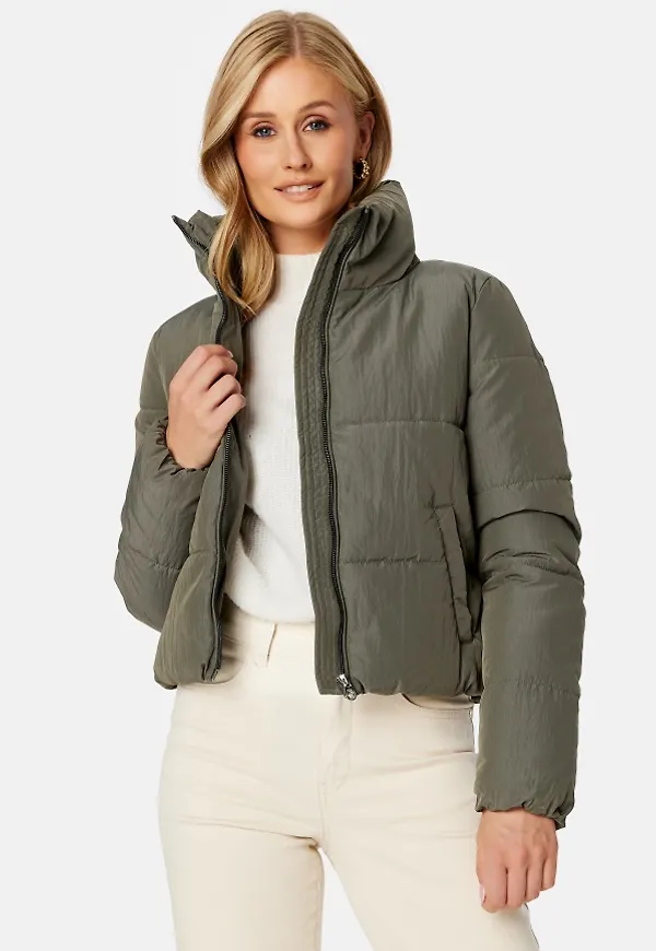 ONLY Dolly Short Puffer Jacket Grape Leaf XS