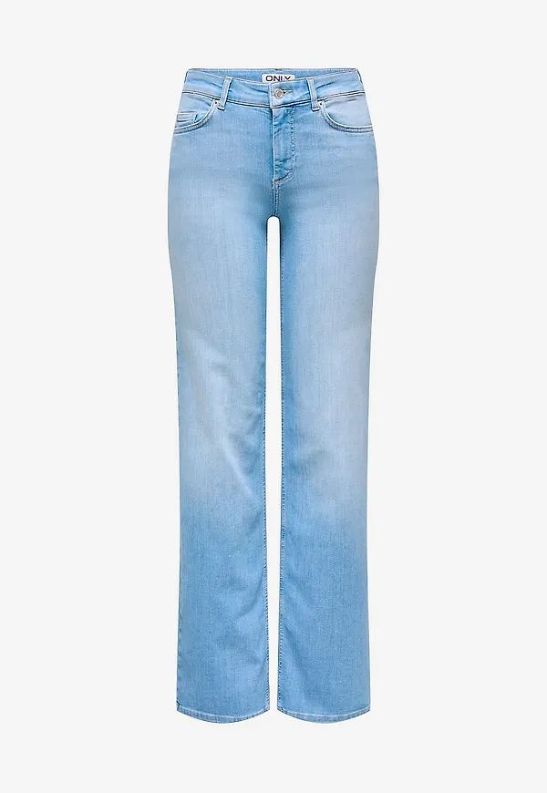 Only - Jeans onlBlush Mid Straight - Blå