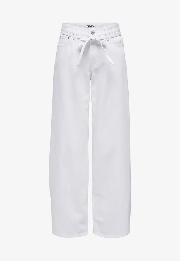 Only - Jeans Onlgianna MW Straight - Vit