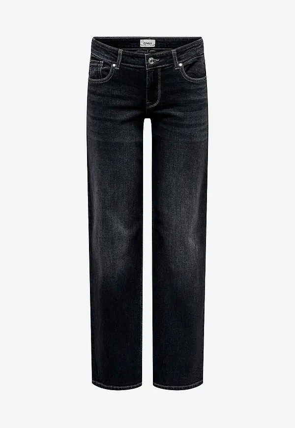 Only - Jeans onlJudy-O LW Wide Leg Dnm Tai850 - Svart