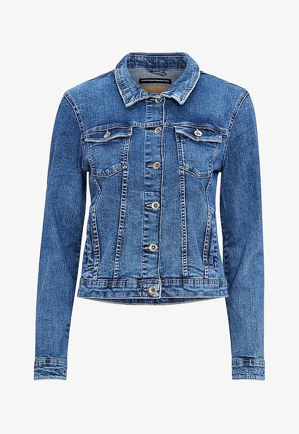 Only - Jeansjacka onlTia Denim Jacket - Blå