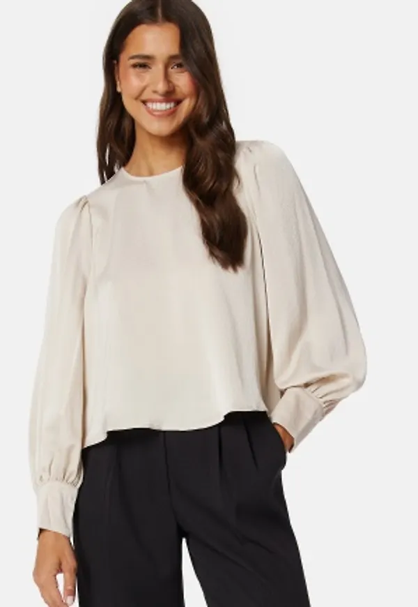 ONLY Jovana Ruby O-Neck Top Moonbeam XS