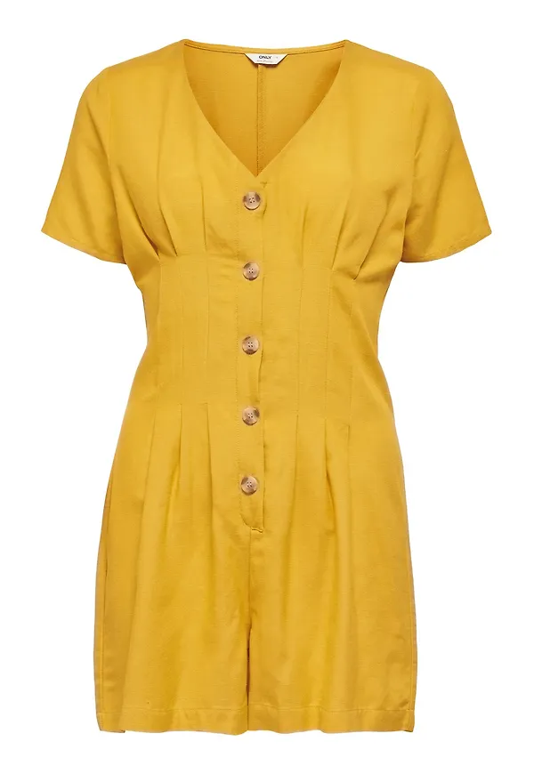 ONLY Jumpsuit 'ARIS-VIVA LIFE' gul / guld
