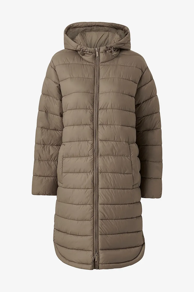 Only - Kappa onlMelody Oversize Quilt Coat - Brun
