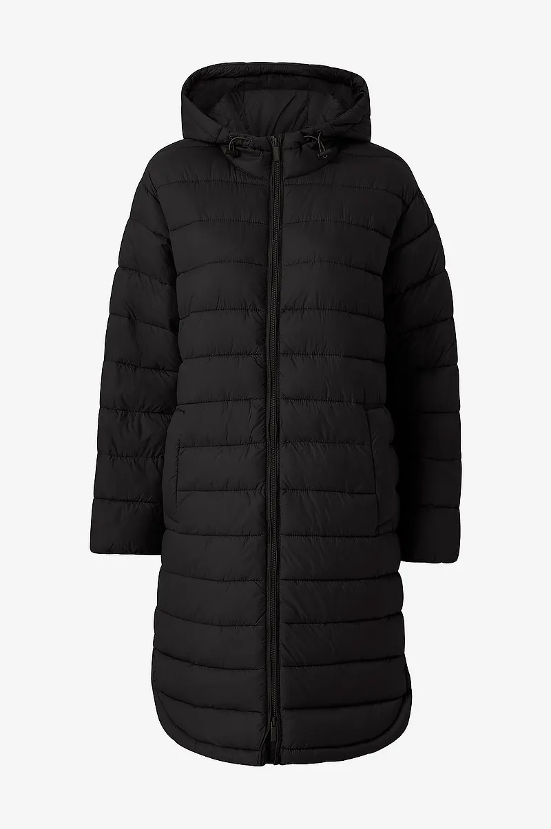 Only - Kappa onlMelody Oversize Quilt Coat - Svart