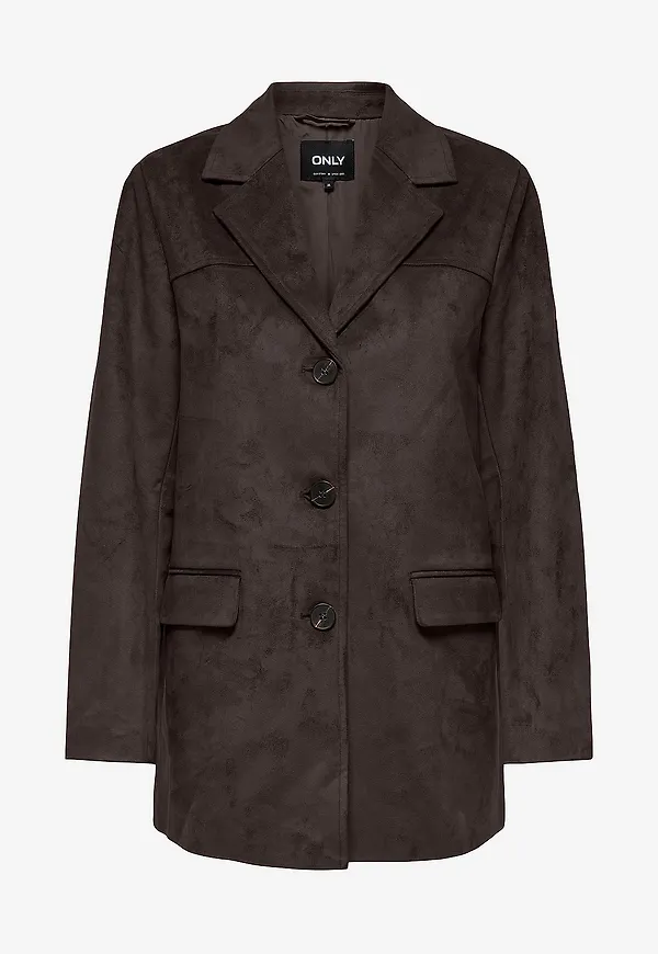 Only - Kavaj onlTulip Faux Suede - Brun