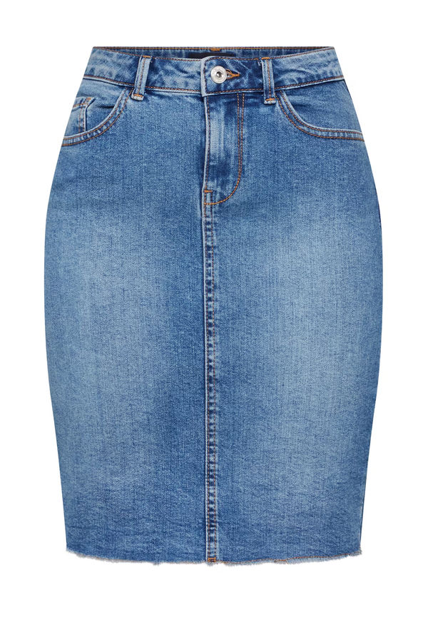 ONLY Kjol 'Eliza' blå denim