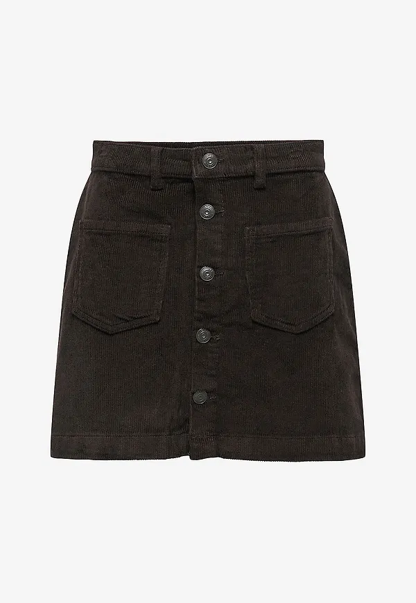 Only - Kjol onlAmazing Global HW Cord Skirt - Svart