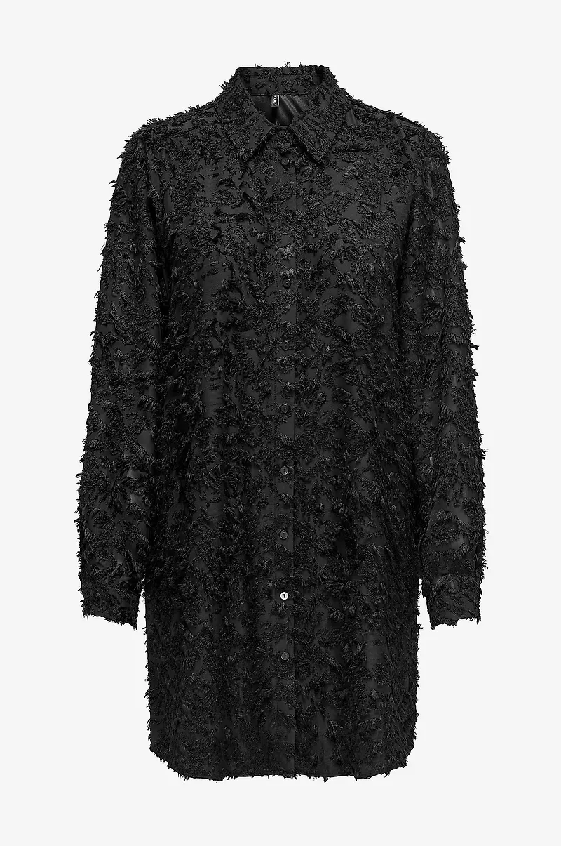 Only - Långskjorta onlSilvie L/S Shirt EX Ptm - Svart