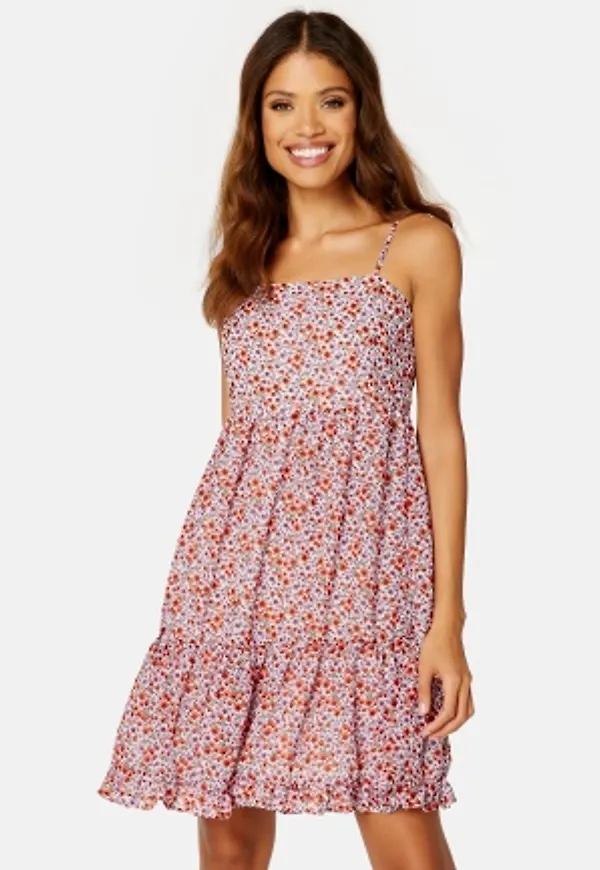 ONLY Lann Star Singlet Dress Cloud Dancer AOP:Nan XL