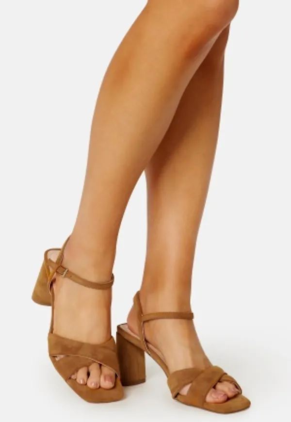 ONLY Lava Nubuck PU Heeled Cognac 40