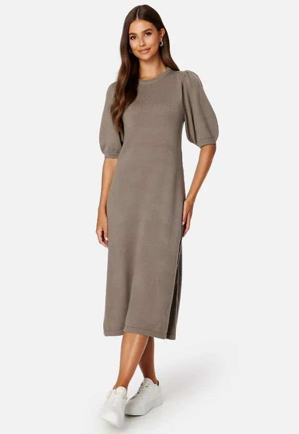 ONLY Lesly 2/4 Puff Dress Walnut L