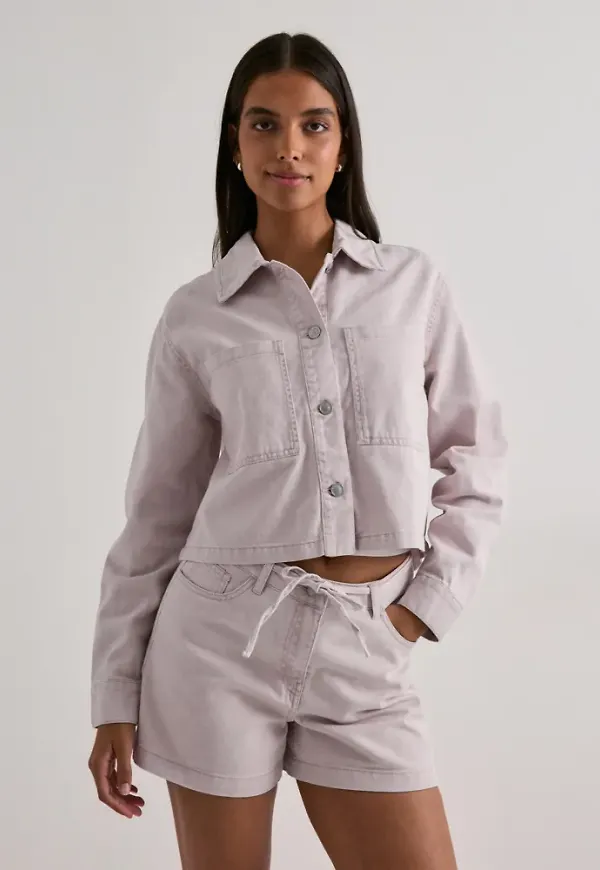 Only - Lila - Onlnaomi Washed Jacket Otw