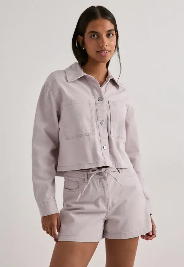 Only - Lila - Onlnaomi Washed Shorts Otw