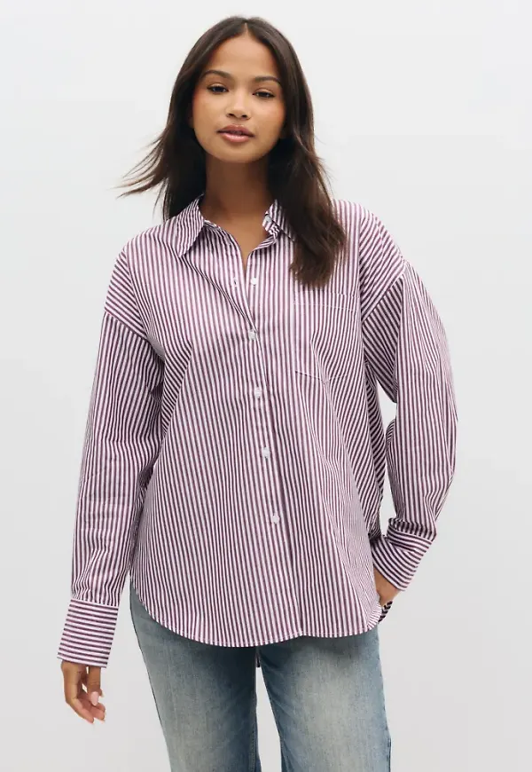 Only - Lila - Onlvirana L/S Shirt Wvn