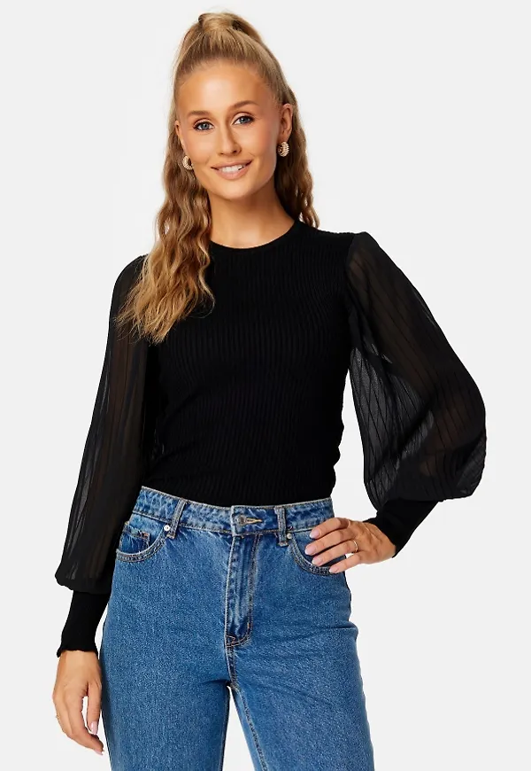 ONLY Manilla L/S Pullover Black L