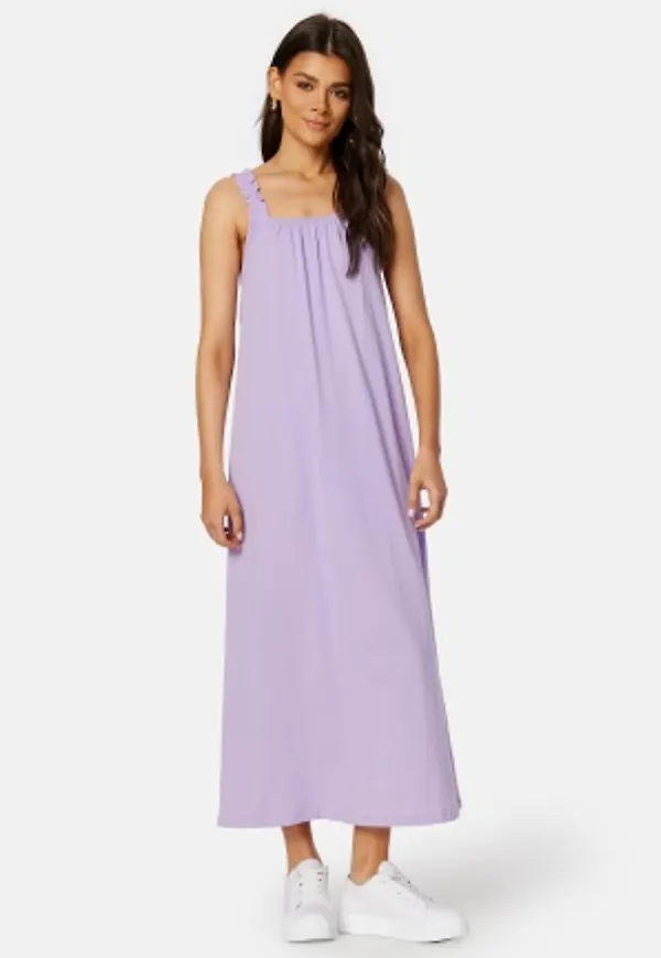 ONLY May S/L Mix Dress Purple Rose L