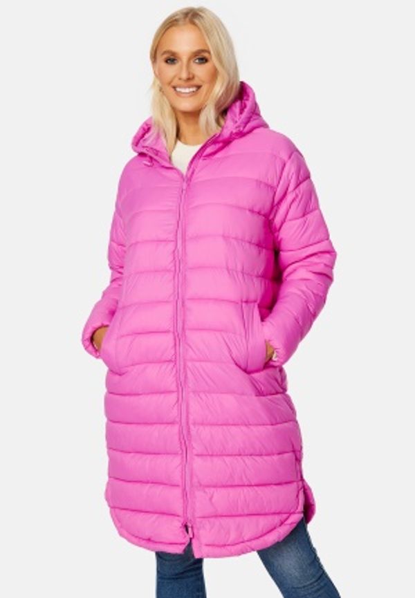 ONLY Melody Quilted Oversized Coat Super Pink M