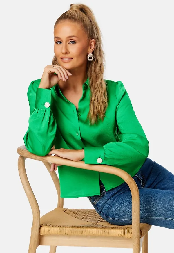 ONLY Nala LS Shirt Green bee L