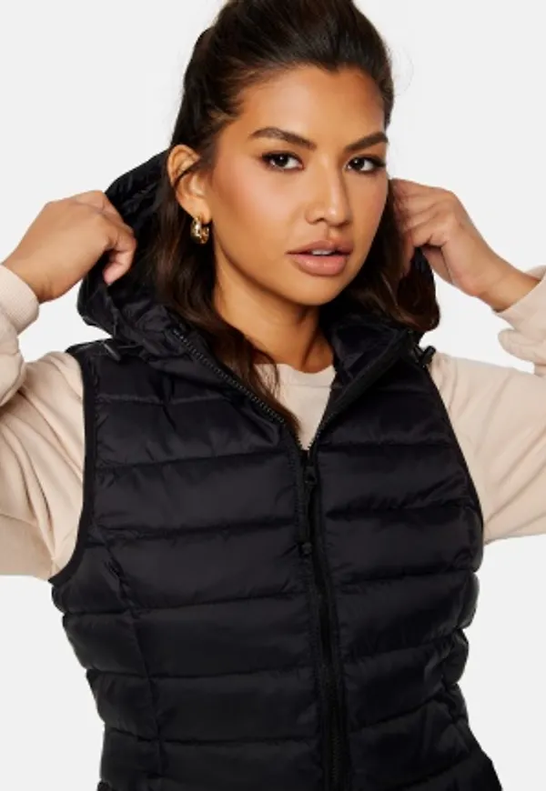ONLY New Tahoe Hood Waistcoat Black XL