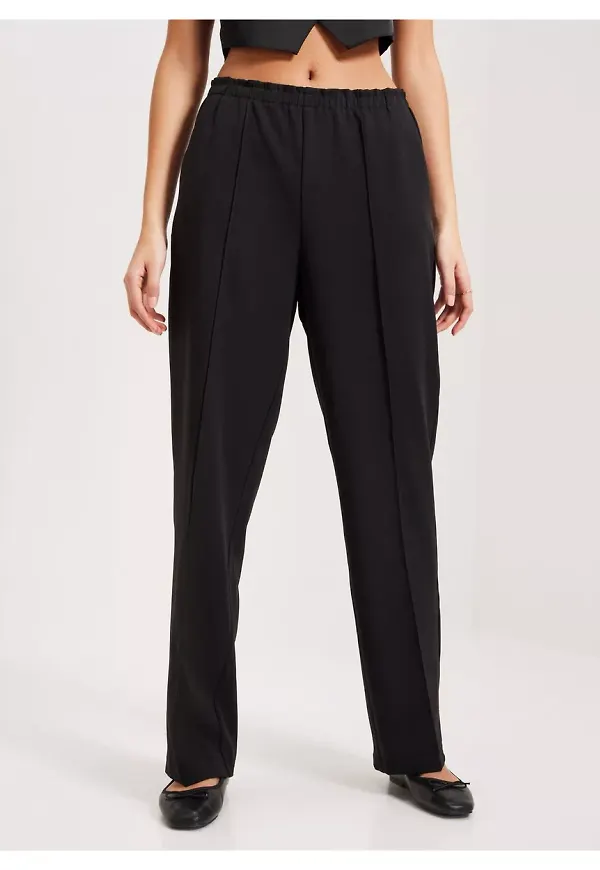 Only Onlabba Hw Pb Pintuck Str Pant Cc T Kostymbyxor Black