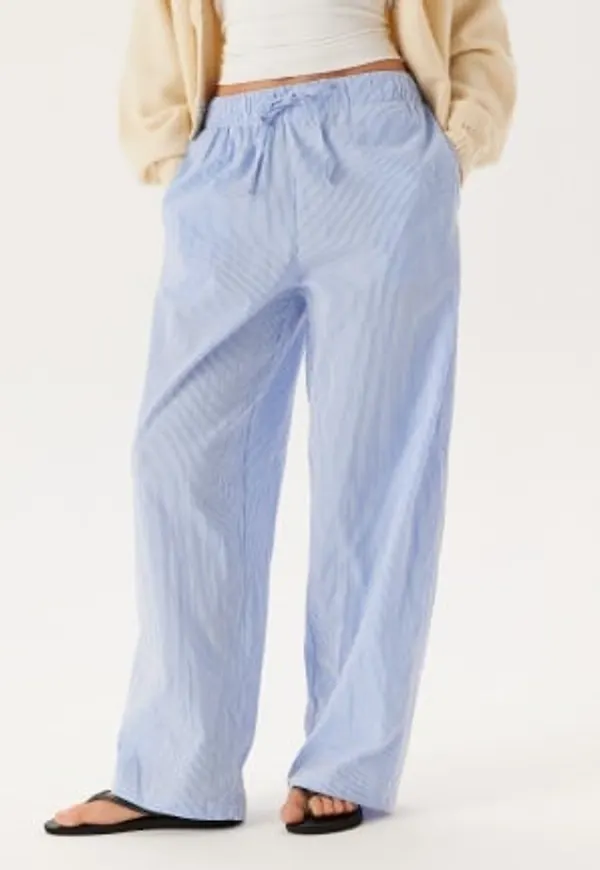 ONLY Onlaugusta Pant Cloud Dancer Stripes:blue Stri XS