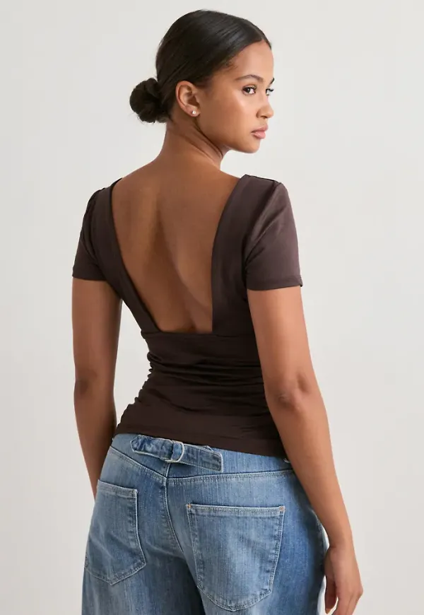 Only - - Onlevelyn S/S Boatneck Top Jrs