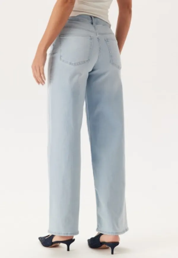 ONLY Onlmadison Blush Hw Wide Dnm Light Blue Bleached De XS/30