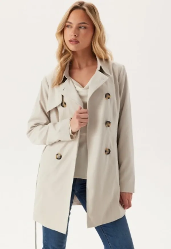 ONLY Onlvalerie Trenchcoat Moonbeam XS