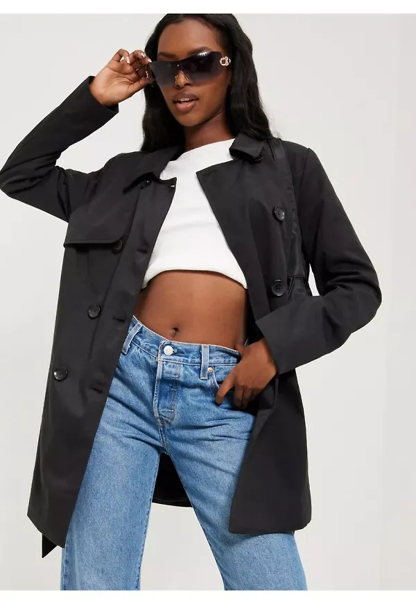 Only Onlvalerie Trenchcoat Otw Noos Kläder Black