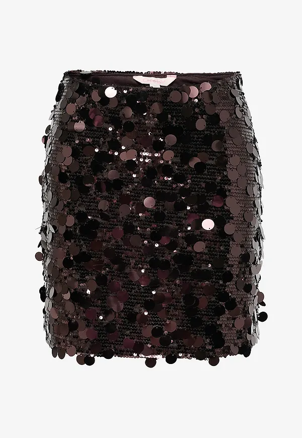 Only - Paljettkjol onlJadel Sequins Skirt Wvn - Brun