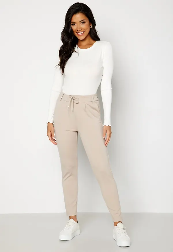ONLY Poptrash Easy Pant Pure Cashmere L/30
