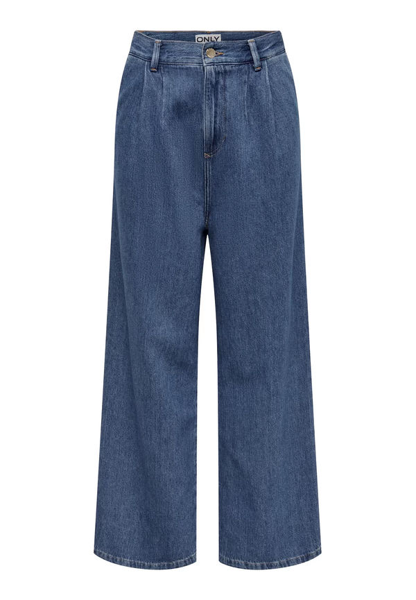 ONLY Pressveckade jeans 'Una' blå denim