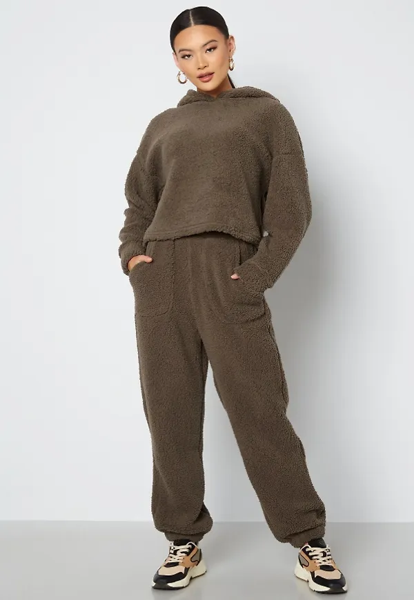 ONLY Robyn Teddy Pant Walnut S/30