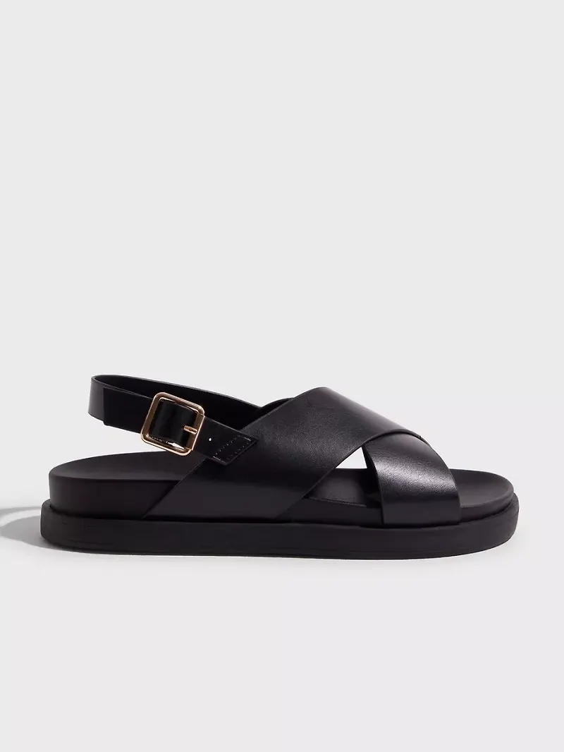 Only Shoes - Black - Onlminnie-2 Pu Slingback Sandal Noo