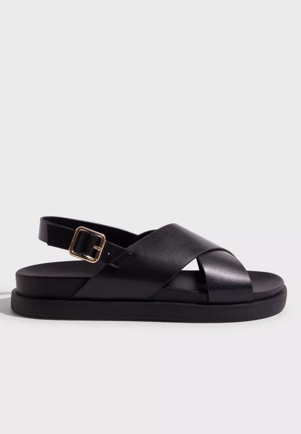 Only Shoes - Black - Onlminnie-2 Pu Slingback Sandal Noo