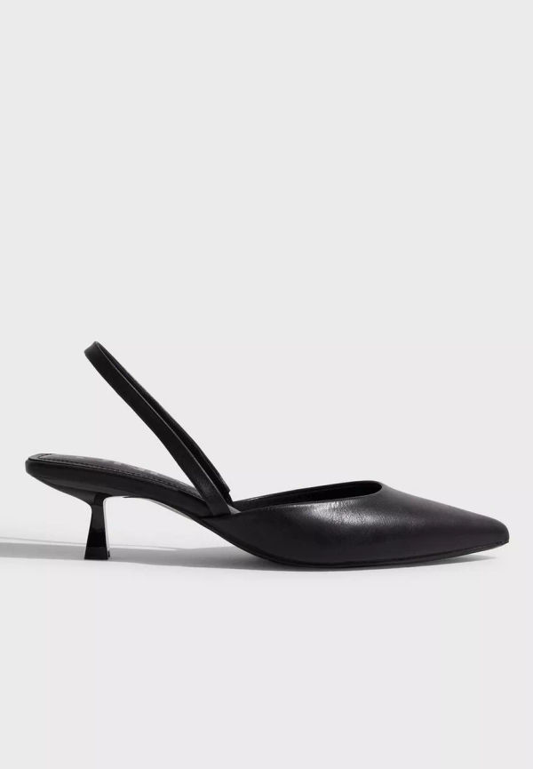 Only Shoes - Mid heels - Black - Onlcoco-4 Pu Slingback - Noos - Klackskor