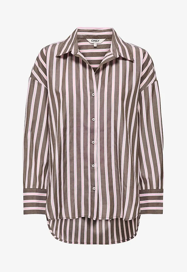 Only - Skjorta onlOregon Alva LS Reg WV - Brun