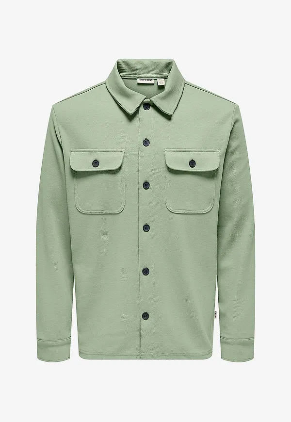 ONLY & SONS - Overshirt onsNewkodyl - Grön