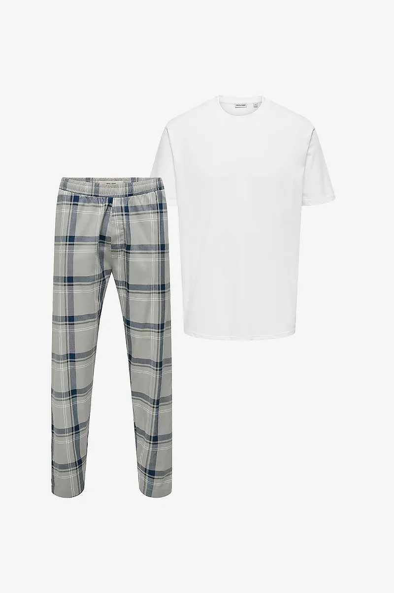 ONLY & SONS - Pyjamasset onsBillie Pant Lounge Giftbox - Blå
