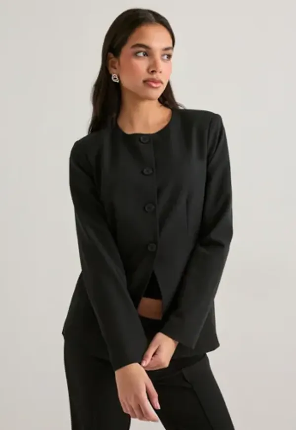 Only - Svart - Onlsoffi Life L/S Fit Blazer Cc Tlr