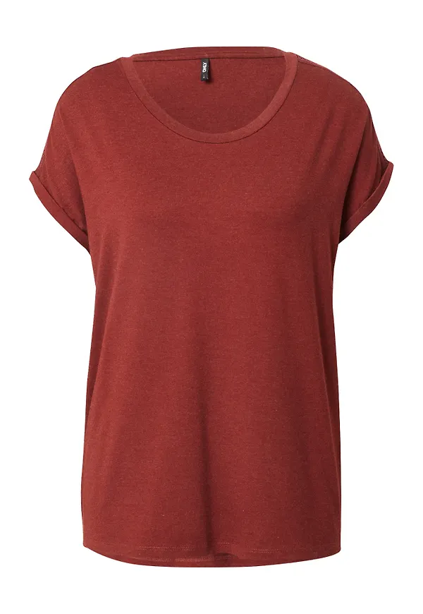 ONLY T-shirt 'MOSTER' vinröd