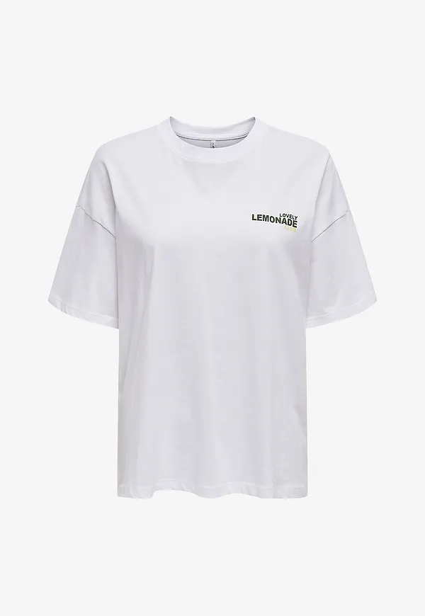 Only - T-shirt onlVivvi Life S/S Lovely Top Jrs NO - Vit
