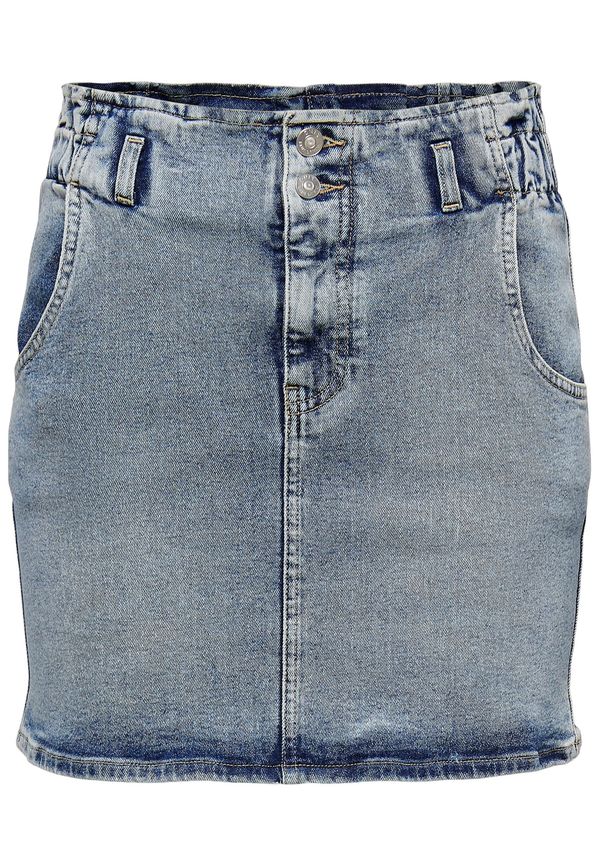 Only Tall Kjol 'Millie' blå denim / silver