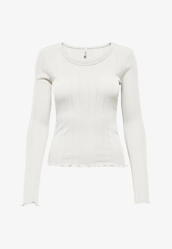 Only - Topp onlTenna O-neck - Vit