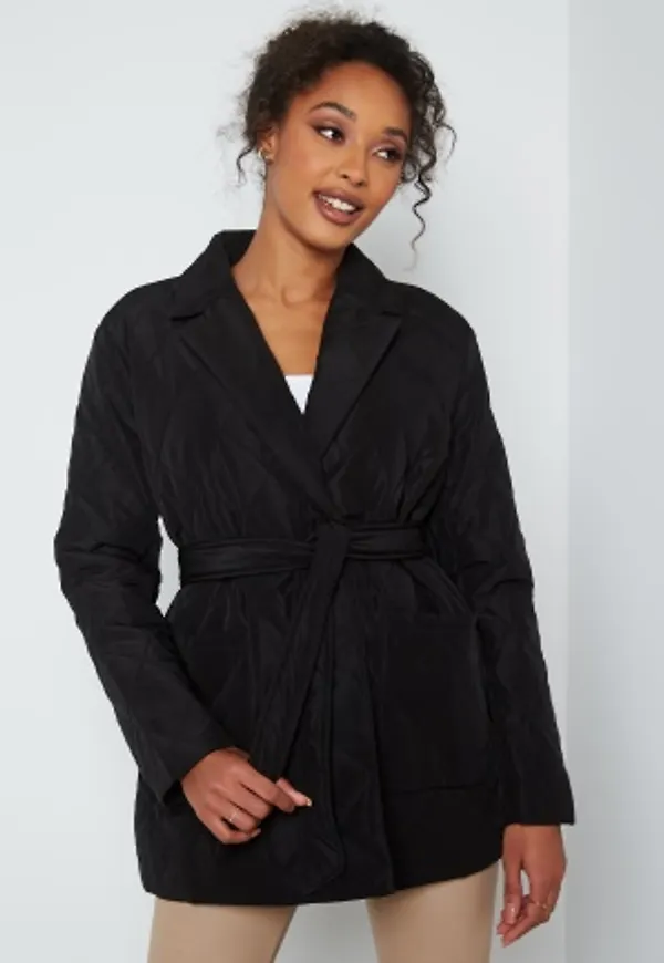 ONLY Trillion Quilt Cardigan Black XL