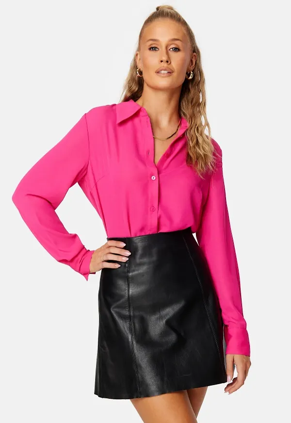 ONLY Trine LS Shirt Pink Peacock M