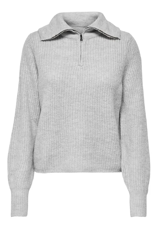 ONLY Tröja 'Karinna' gråmelerad