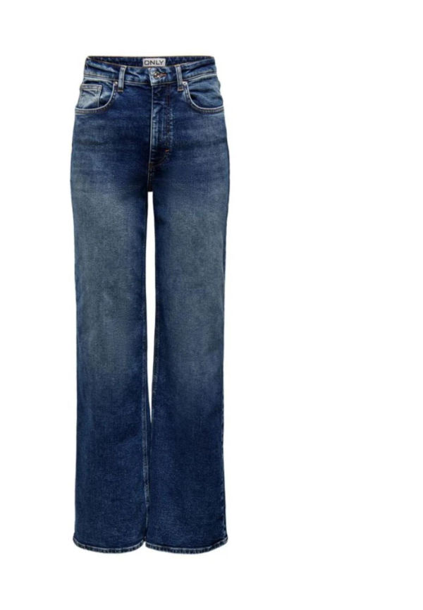 Only Wide Jeans Blå, Dam