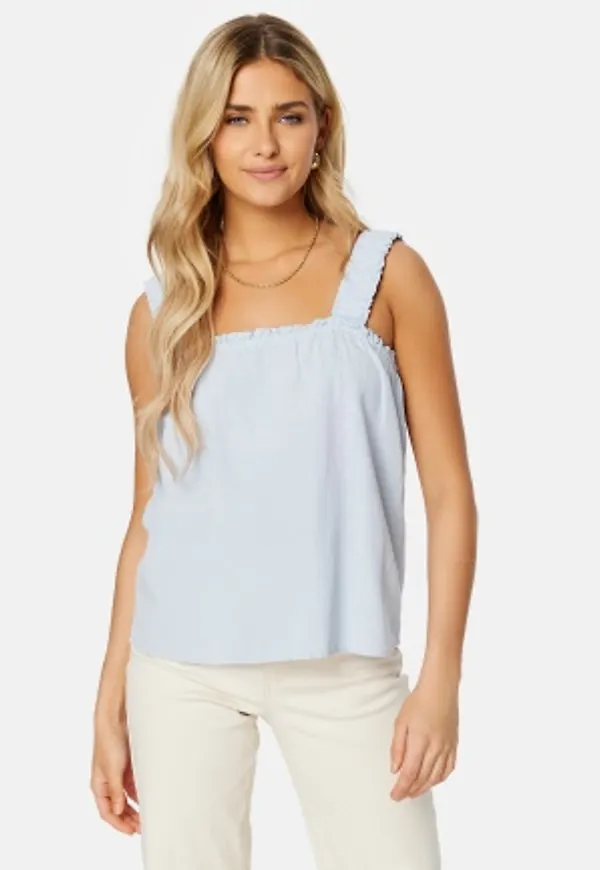 ONLY Willow Linen Singlet Skyway S